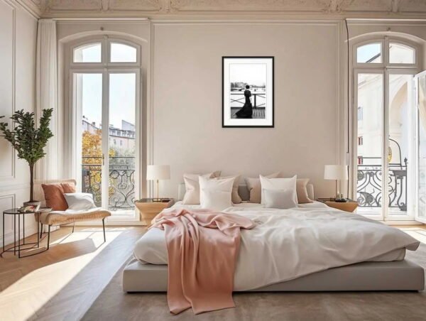 Feminine Wall Art, New Beginnings in Paris Art Print, The Joyful Journey Series - Image 2