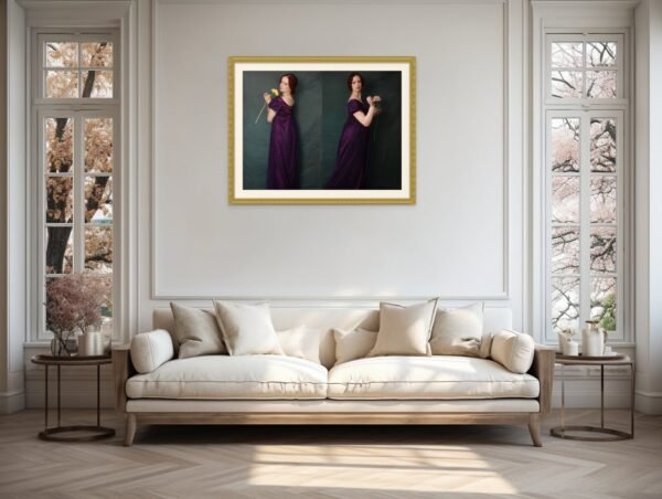 A Spirited Woman Art Print, Regency Portrait inspired wall art - Image 4