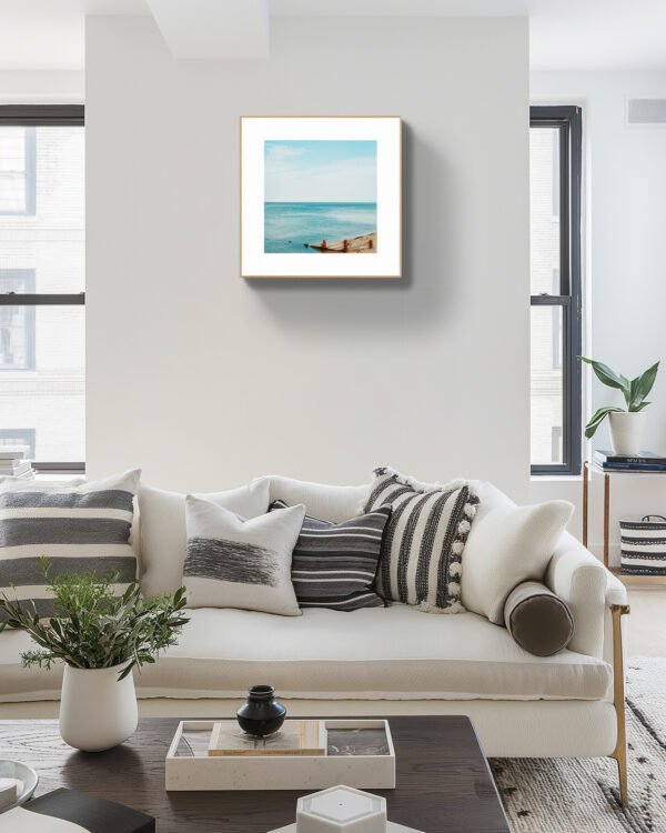 Herne Bay Beach Wall Art, England Seaside Art Print, Coast Wall Art, - Image 3