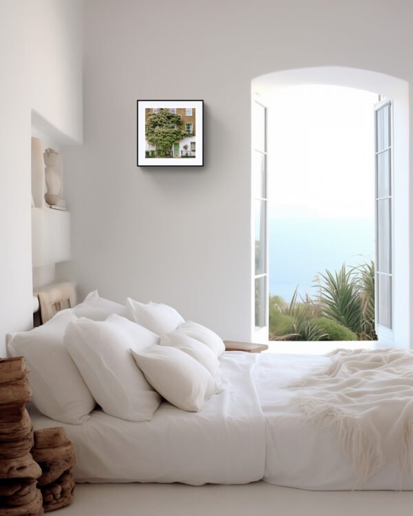 London Spring Roses Wall Art | Eco-Friendly Square Print - Image 3