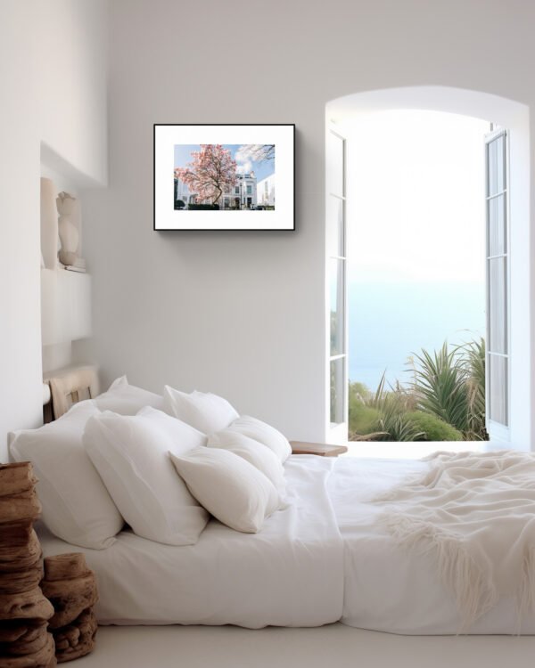 Magnificent Magnolia Blossom Wall Art | London Botanical Print | Pink Floral Home Decor - Image 6