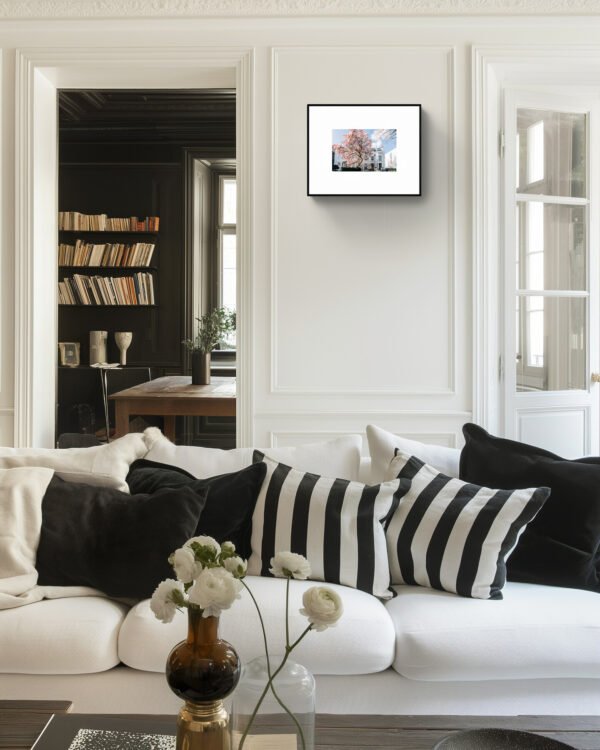 Magnificent Magnolia Blossom Wall Art | London Botanical Print | Pink Floral Home Decor - Image 8