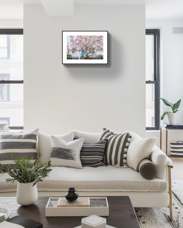 Picture of a Magnolia Tree - London Spring Wall Art - Image 3