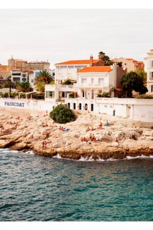 Anse de la Fausse Monnaie Marseille Art Print | Coastal Travel Poster | Archival Quality Film Photography Print