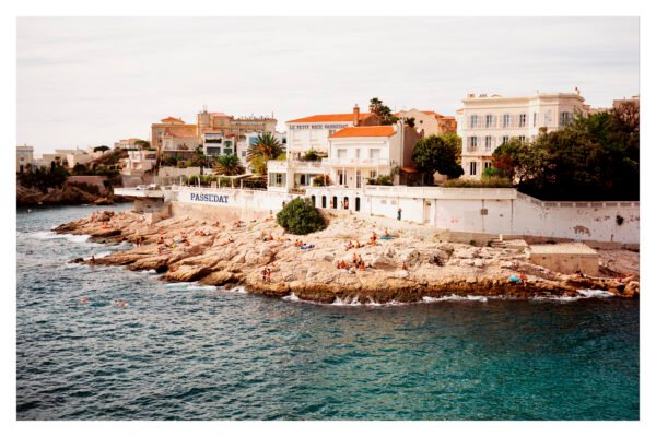 Anse de la Fausse Monnaie Marseille Art Print | Coastal Travel Poster | Archival Quality Film Photography Print