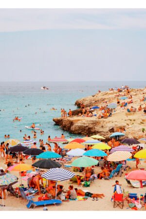 Monopoli Beach Art Print – Archival Quality Film Photography Coastal Wall Art