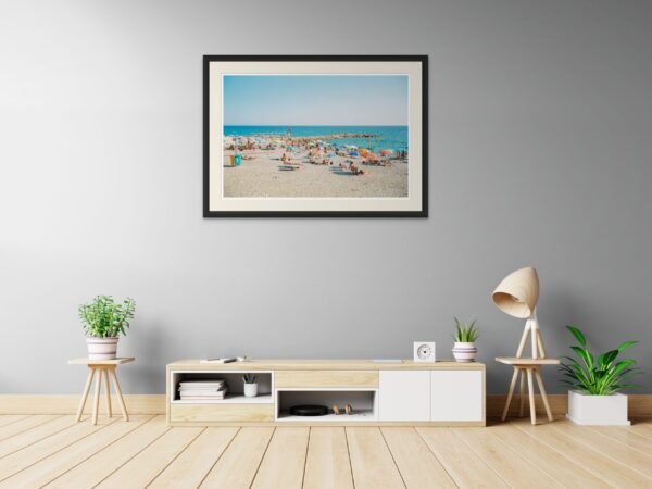 Italian Riviera Beach Wall Art, A Day At the Beach - Image 2