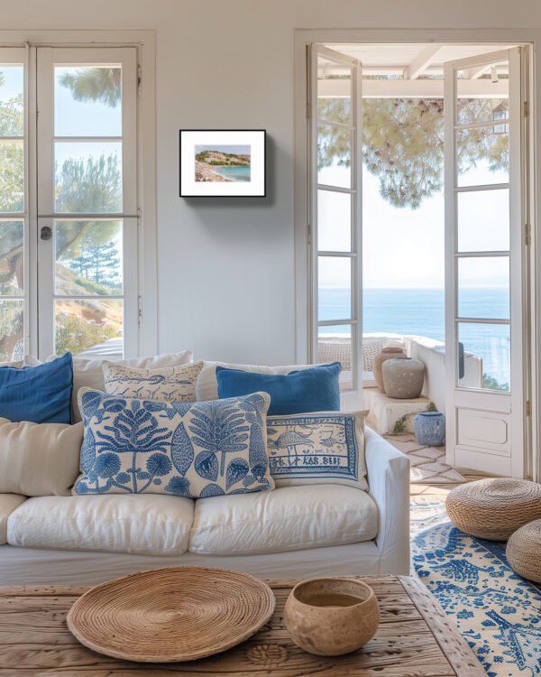 Cassis Beach Eco-Friendly Wall Art – Stunning Coastal Decor, France Print - Image 7