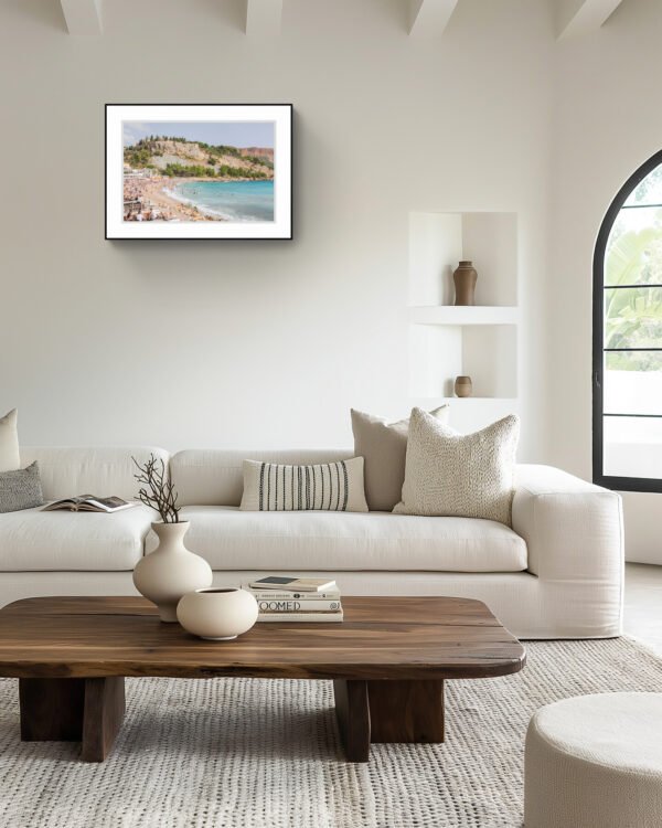 Cassis Beach Eco-Friendly Wall Art – Stunning Coastal Decor, France Print - Image 4