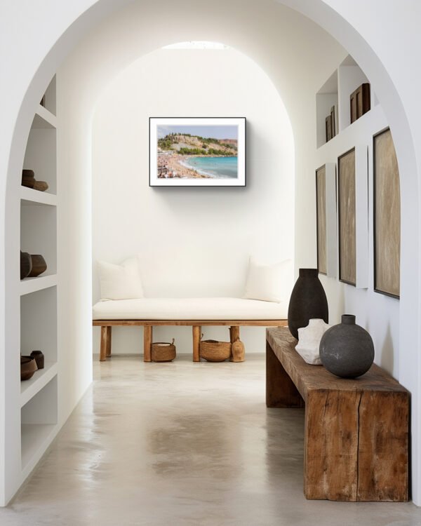 Cassis Beach Eco-Friendly Wall Art – Stunning Coastal Decor, France Print - Image 3