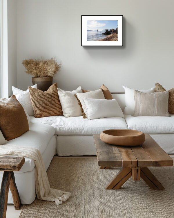 Plage de la Pinede Toulon Coastal Art Print – Archival Museum Quality Wall Art - Image 5