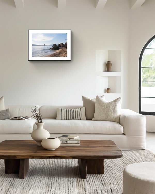 Plage de la Pinede Toulon Coastal Art Print – Archival Museum Quality Wall Art - Image 4
