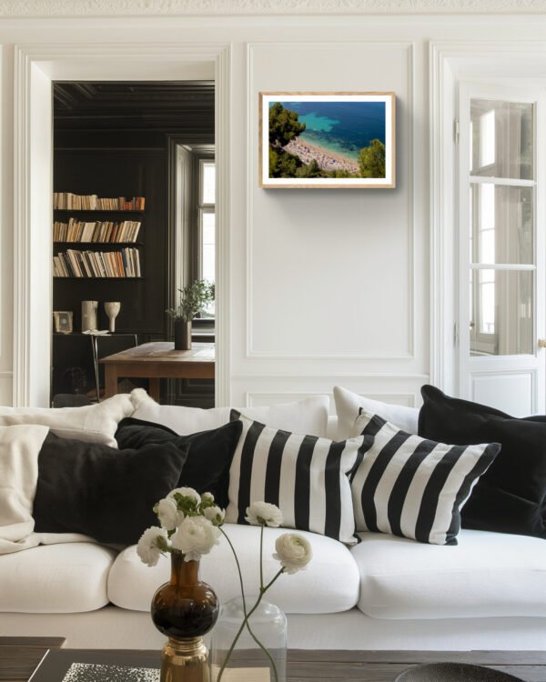 Plage des Marinières Fine Art Print | Eco-Friendly Museum Quality Giclée | Villefranche-sur-Mer French Riviera Beach Wall Art (Copy) - Image 5