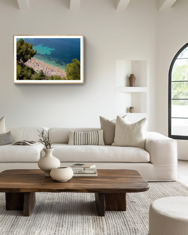 Plage des Marinières Fine Art Print | Eco-Friendly Museum Quality Giclée | Villefranche-sur-Mer French Riviera Beach Wall Art (Copy) - Image 2