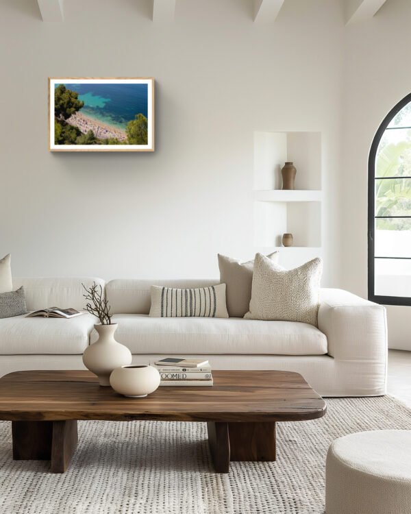 Plage des Marinières Fine Art Print | Eco-Friendly Museum Quality Giclée | Villefranche-sur-Mer French Riviera Beach Wall Art (Copy) - Image 4