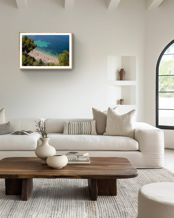 Plage des Marinières Fine Art Print | Eco-Friendly Museum Quality Giclée | Villefranche-sur-Mer French Riviera Beach Wall Art (Copy) - Image 3