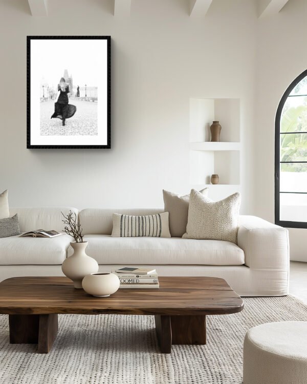 Feminine Wall Art | New Beginnings in Prague - Art Print | Joyful Journey Series - Image 3