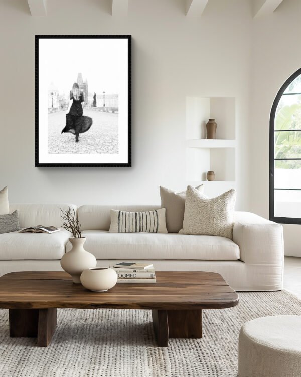 Feminine Wall Art | New Beginnings in Prague - Art Print | Joyful Journey Series - Image 2
