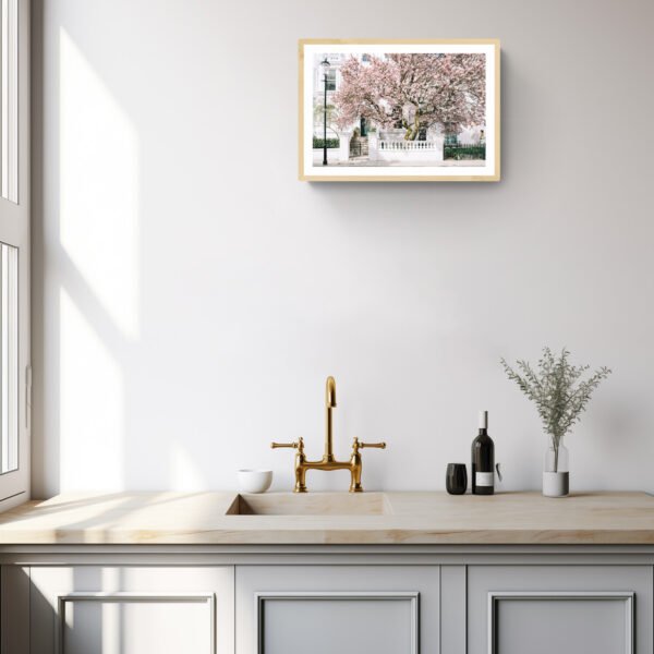 London Magnolia Blossom wall art print, Fine Art Photography, Pink Magnolia Blossom Wall Art, London Spring Home Decor - Image 7