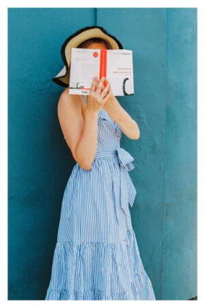 Boho Wall Art, Girl with a book art print, Stylish Home Decor