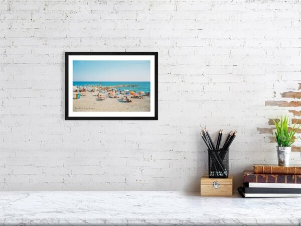 Italian Riviera Beach Wall Art, A Day At the Beach - Image 3