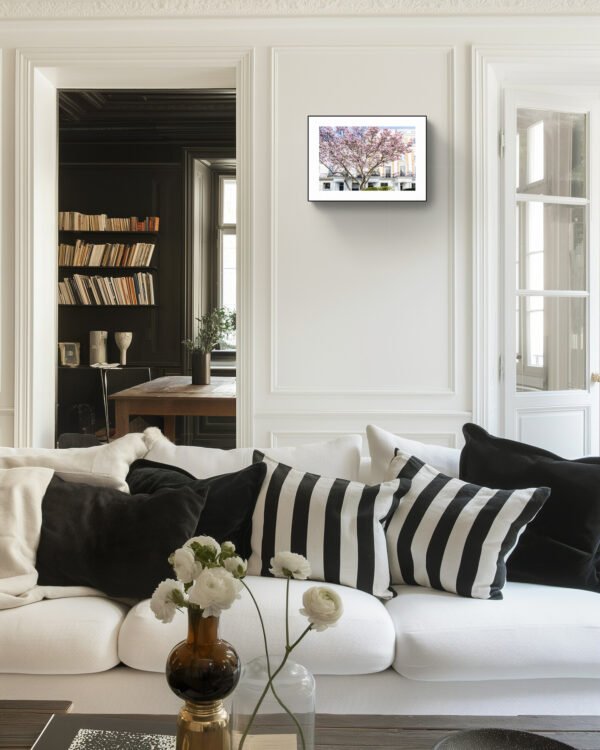 London Magnolia Blossom Wall Art - Spring Floral Photography Print - UK Cityscape Decor" - Image 4