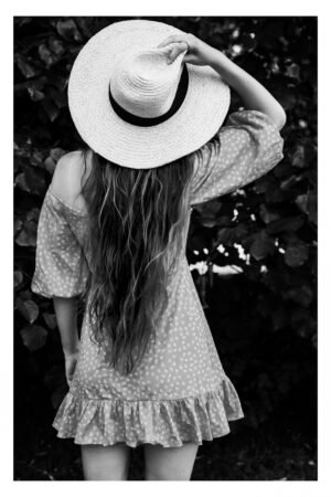 Boho Woman Lifestyle Fine Art Print, Bohemian Wall Decor, Boho Black and white fine art giclée prints, Boho Lifestyle Prints