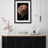 Botanical Art Print: Chrysanthemum Flower Head Wall Art 20x30 inches