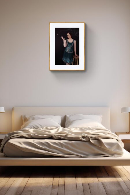 Dapper36x24 The 1920s Dapper, Feminine Wall Art, A Woman in Quiet Rebellion 24x36 inches prints