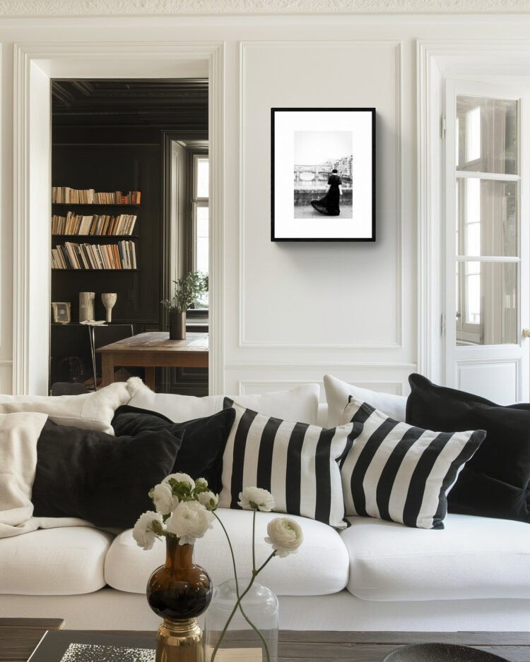 Feminine Wall Art, Images of New Beginning in Florence, Italy Art Print