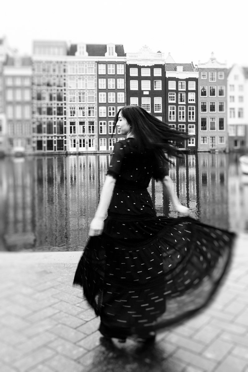 Amsterdam Boho Wall Art, New Beginnings in Amsterdam, Feminine Wall Art