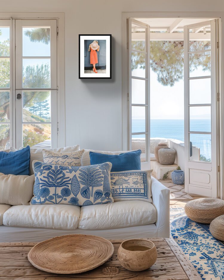 The Girl with the Summer 12x18 inches print