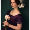 The Pretend Ingenue Portrait of a Young Woman, Feminine Wall Art, Regency Inspired Home Decor, Giclée Art Print