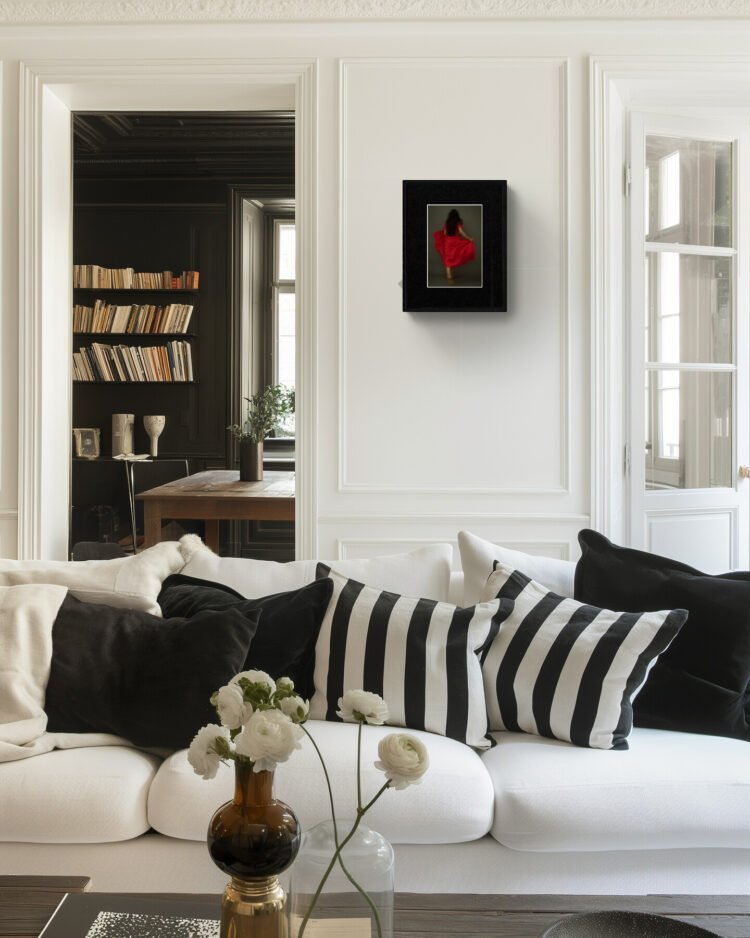 Running into Freedom: Boho Art Print Celebrating Resilience 8x12 inches art print