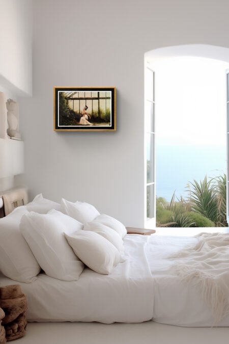 SleepingBeauty16 Sleeping Beauty Portrait, Fine art print - Romantic Wall Art 24x16 inches