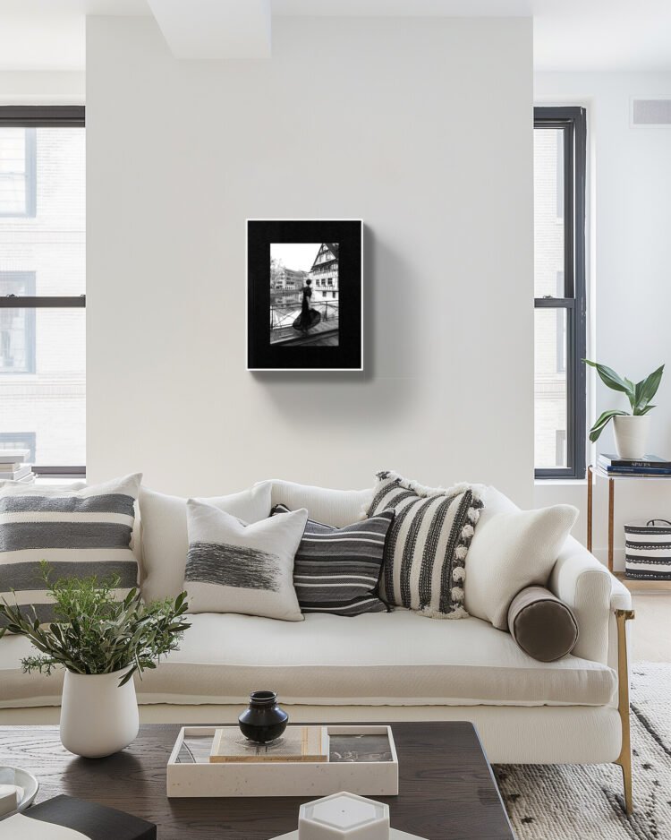 New Beginnings in Strasbourg Art Print | Feminine Wall Art | The Joyful Journey Series 12x18 inches print