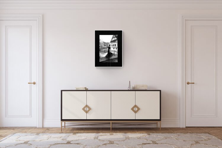 New Beginnings in Strasbourg Art Print | Feminine Wall Art | The Joyful Journey Series 16x24 inches print