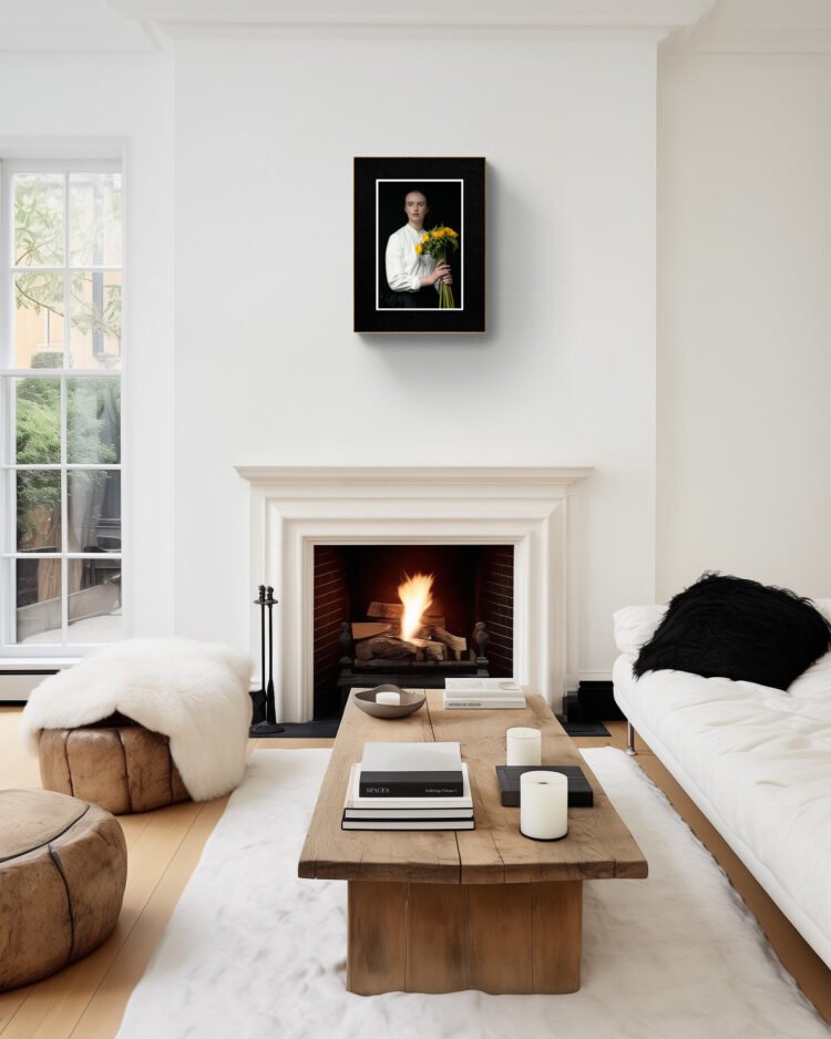 The Victorian School Teacher Portrait, A Woman in Quiet Rebellion, Giclée Fine Art Print 16x24 inches