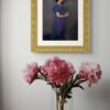 A Quiet Rebel with Lilies Fine Art Photography Print- Edwardian Portrait Wall Art 8x12 inches