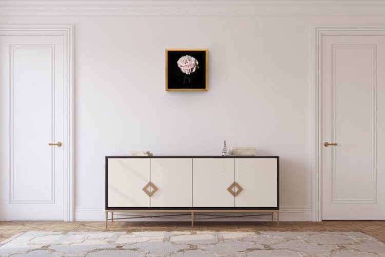 Photo of Peony Flower, Flower Wall Art, Flower Art Print 16x16 inches