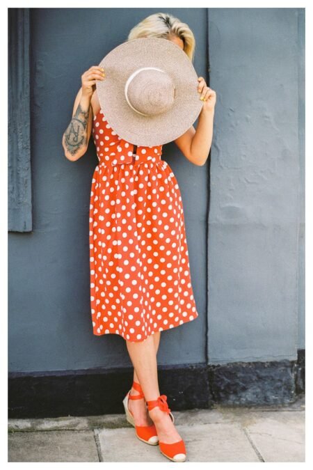 The  London Girl with the Summer Hat, Wall Art Print, Eco-Friendly Wall Decor