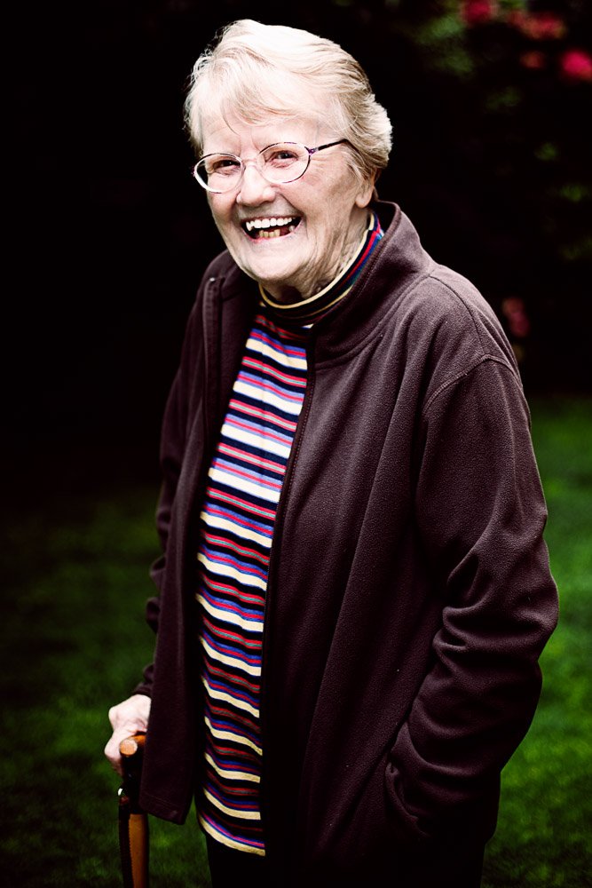 Portrait of Ginger Thomas who served with Captain Frederick Morgan during World War Two