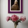 Feminine Wall Art: Rebel with a Stance Young Woman, Renaissance Insppired Portrait, Fine Art Photography 8x12 inches print